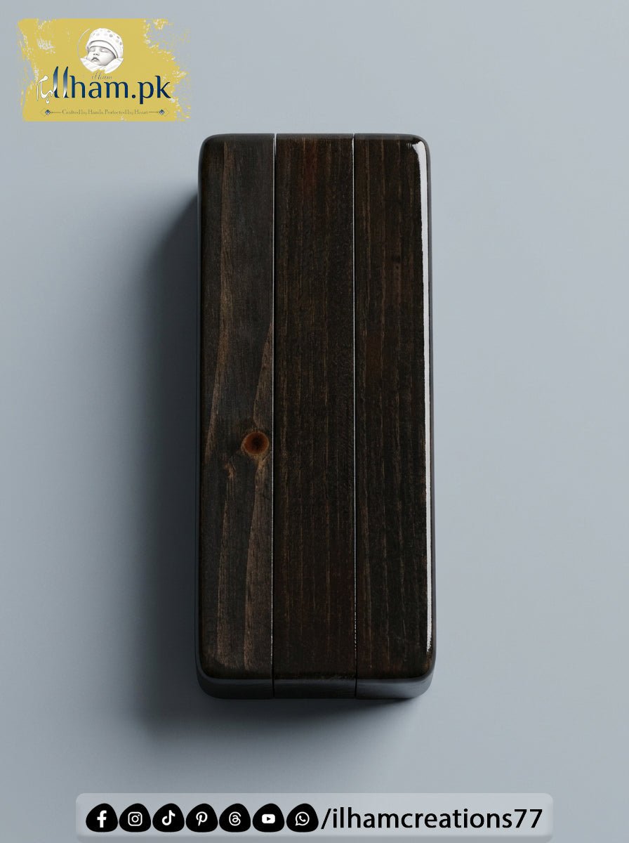 Mini Wooden Wall Mounted Hanger for 4 Clothes Hangers - Ilham Creations - ilham Creations