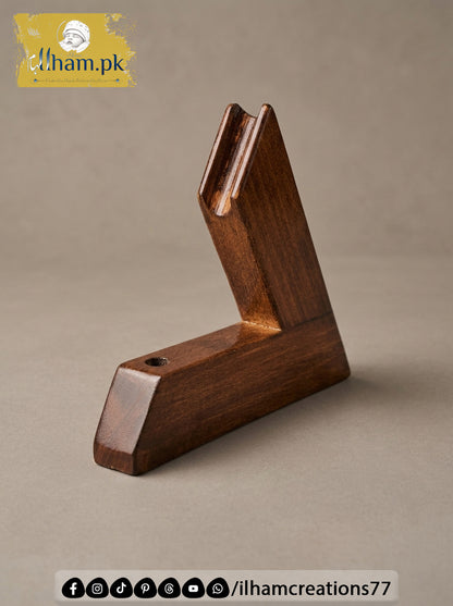 Arc Shape Wooden Pen Stand - Pen Holder for Office Table | ilham Creations