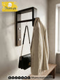 Multipurpose Wooden Wall Mounted Coat Hanger - ilham.pk