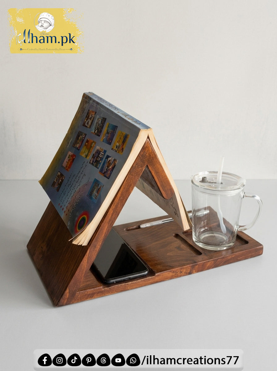 Sofa Arm Rest Multipurpose Book Holder - ilham.pk