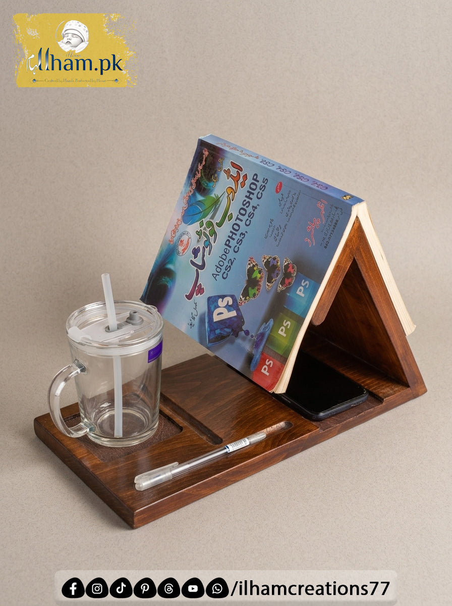 Sofa Arm Rest Multipurpose Book Holder - ilham.pk