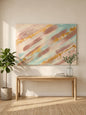 Soft Golden Serenity – Handmade Abstract Canvas Wall Art | ilham Creations