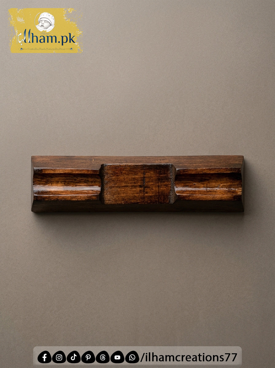 Wooden Flat Pen Stand for Office Table - ilham Creations