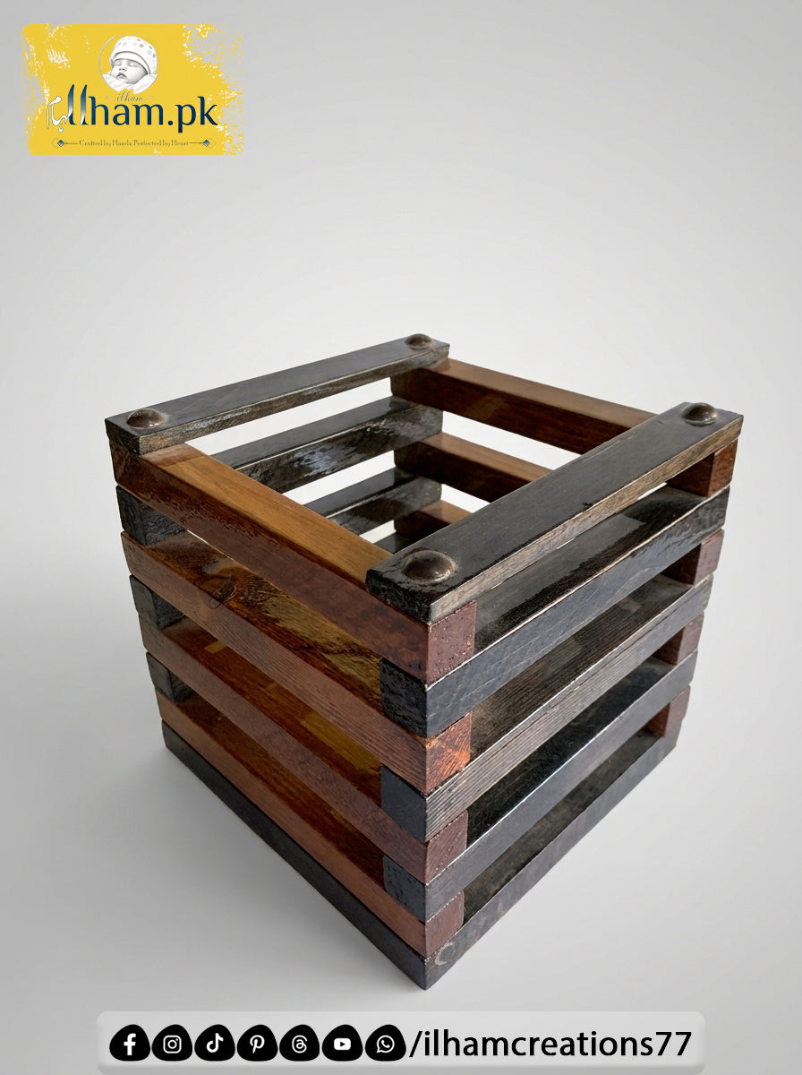 Wooden Spoon Holder Kitchen Organizer | ilham.pk
