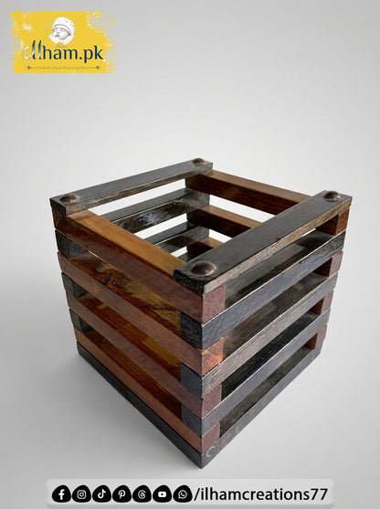 Wooden Spoon Holder Kitchen Organizer | ilham.pk