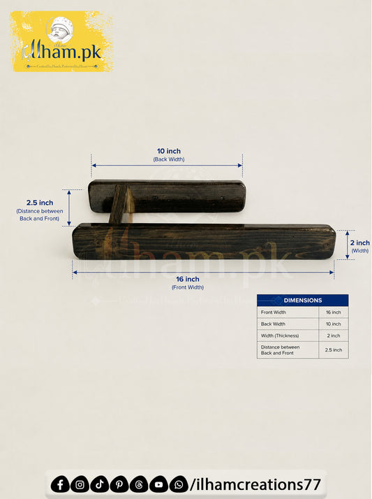 Wooden Towel Hanger for Home or Office Use - ilham.pk