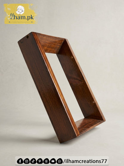 Wooden Wall Mounted Book Stand by ilham Creations