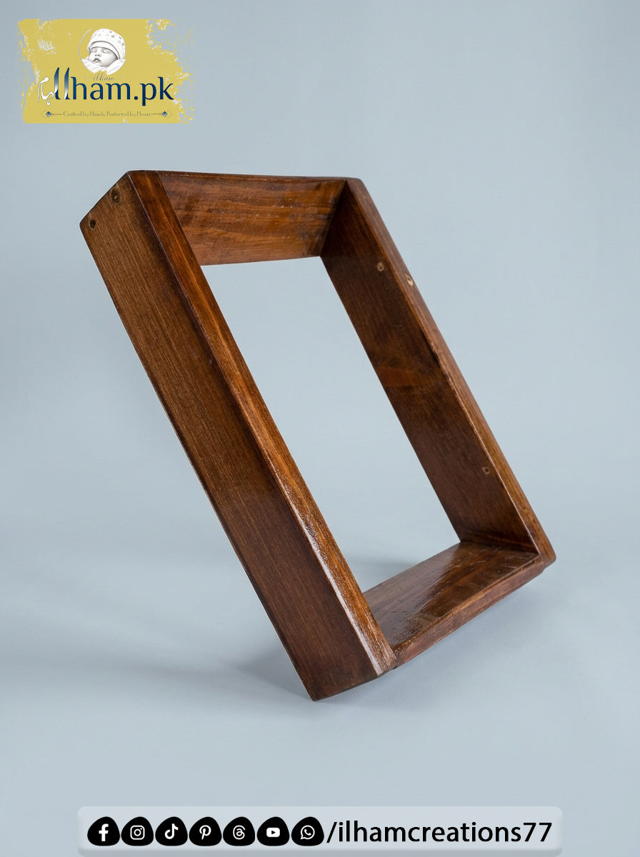 Wooden Wall Mounted Book Stand by ilham Creations