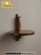 Full Moon Floating Wall Mounted Wooden Shelf – ilham Creations - ilham Creations