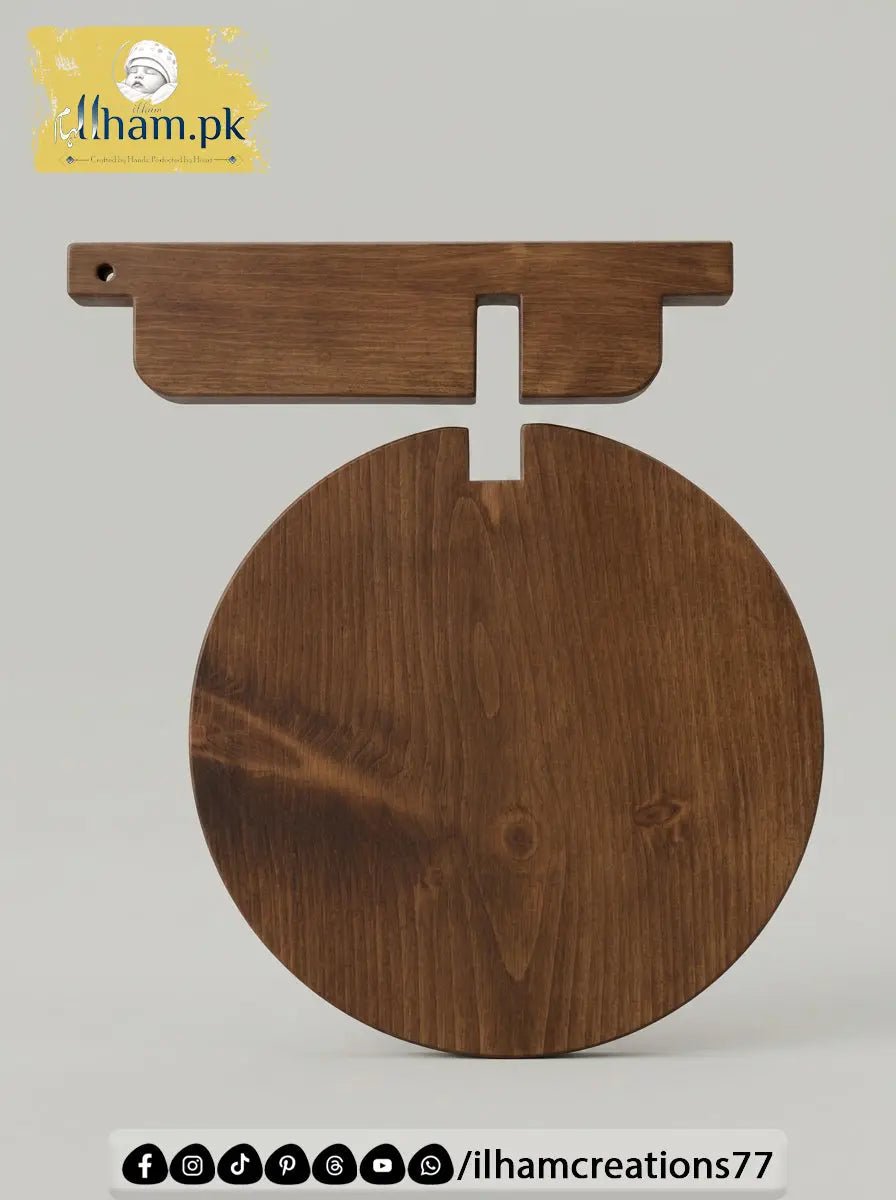 Full Moon Floating Wall Mounted Wooden Shelf – ilham Creations - ilham Creations