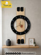 Halo Orbit Wooden Wall Clock for Living Room or Office | ilham.pk - ilham - Crafted by Hands, Perfected by Heart