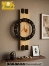 Halo Orbit Wooden Wall Clock for Living Room or Office | ilham.pk