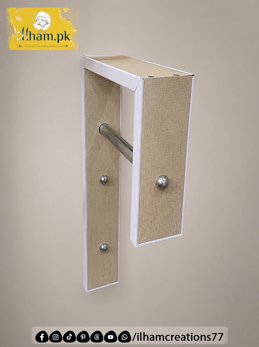 Lamination Sheet Wall Mounted Coat Cloth Hanger - Water Proof Coated | ilham.pk - ilham Creations