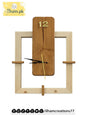Modern Minimalist Handmade Wooden Wall Clock for Home or Office | ilham.pk - ilham - Crafted by Hands, Perfected by Heart