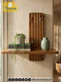 Premium Wall Mounted Solid Wooden Floating Shelf | Ilham.pk - ilham Creations