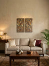 Echoes of Gold - Handmade Abstract Canvas Wall Art | ilham Creations
