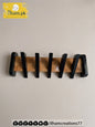 Wooden Multipurpose Wall Mounted 5 Hook Hanger for Coat, Cloths, Cap etc | ilham.pk - ilham Creations